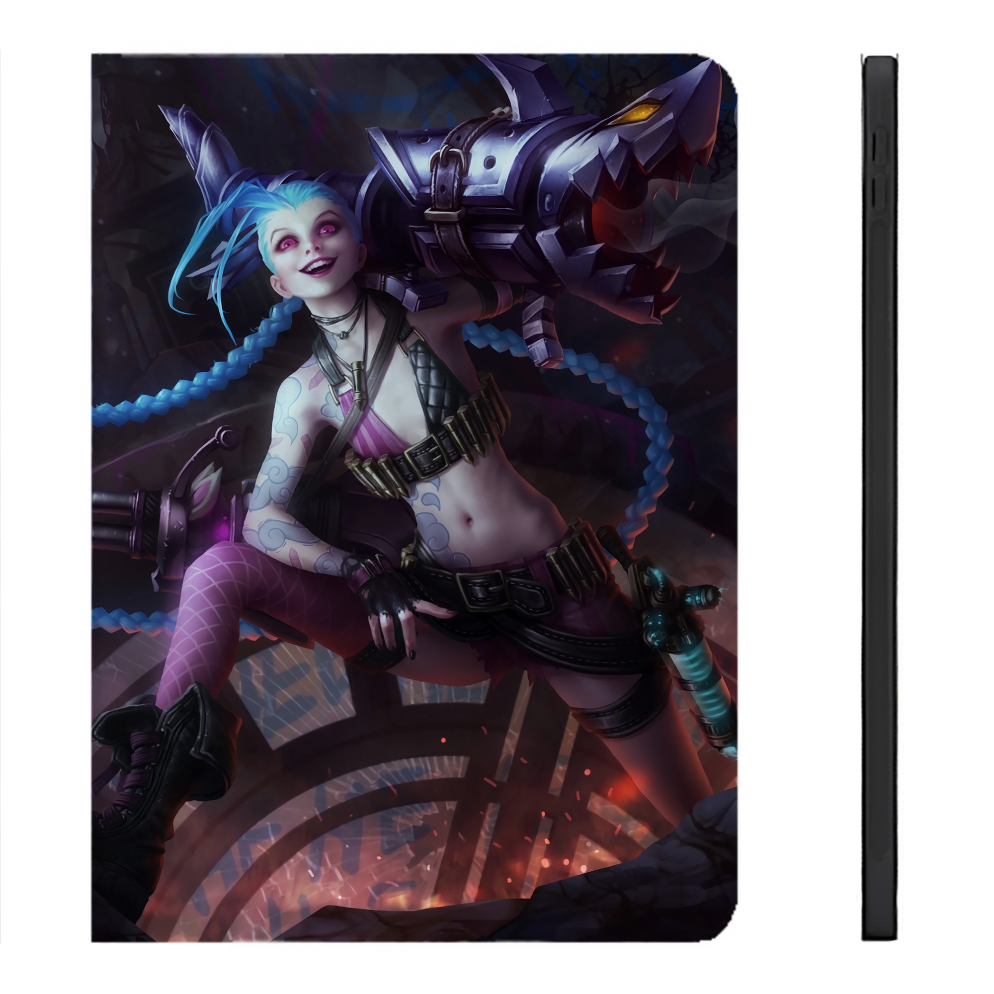 （画像用） リーグ・オブ・レジェンド League of Legends LOL IPadケース ペンホルダー付き ブックスタイルデザイン